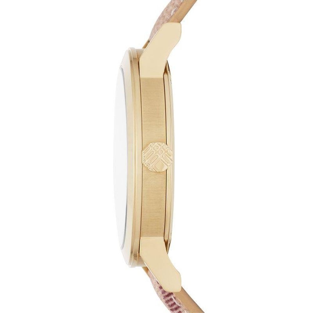 Burberry BU9026 The City Champagne Dial Check Strap Women's Watch - WATCH & WATCH