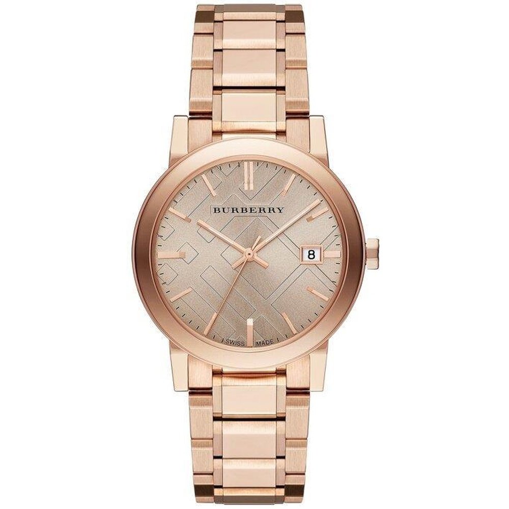 Burberry BU9034 Rose Dial Rose Gold - Tone Women's Watch - WATCH & WATCH