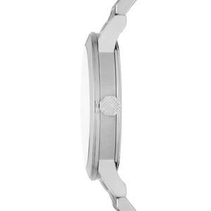 Burberry BU9037 The City Engraved Checked Steel Unisex Watch - WATCH & WATCH