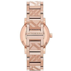 Burberry BU9039 Rose GoldTone Dial Stainless Steel Unisex Watch - WATCH & WATCH