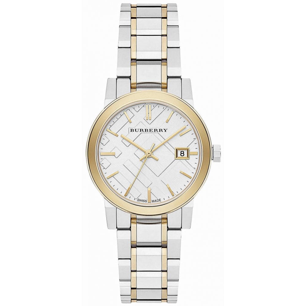 Burberry BU9115 Ladies Two Tone The City Watch - WATCH & WATCH