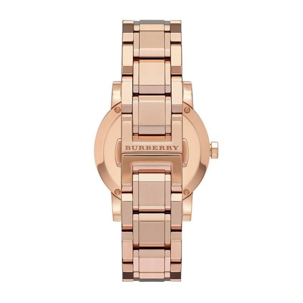 Burberry BU9135 Brown Rose Gold Stainless Steel Analog Quartz Women's Watch - WATCH & WATCH