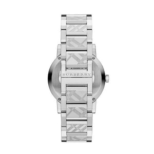 Burberry BU9144 Silver Check Stamped Dial Women's Watch - WATCH & WATCH