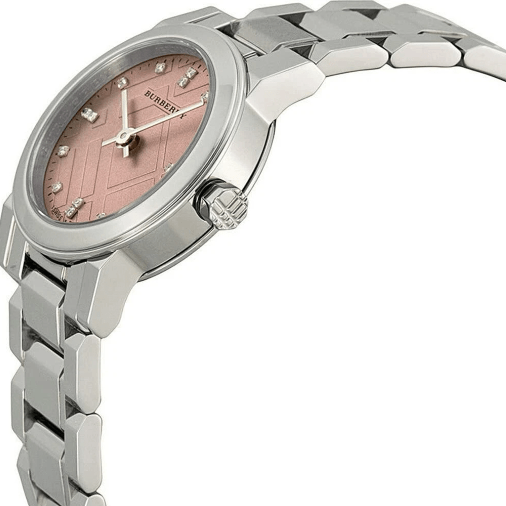 Burberry BU9223 The City Pink Dial Ladies Watch - WATCH & WATCH