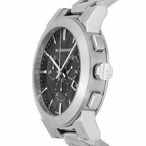 Burberry BU9351 Chronograph Black Dial Stainless Steel Men's Watch - WATCH & WATCH