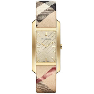 Burberry BU9509 20mm Pioneer Gold Dial Gold Ion - plated Ladies Watch - WATCH & WATCH