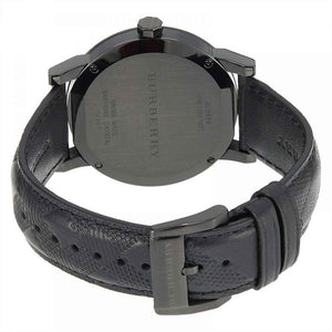 Burberry BU9906 City Black Leather Strap Men's Watch - WATCH & WATCH