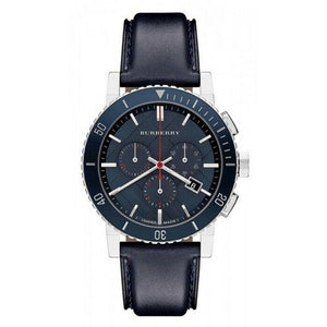 Burberry The City BU9383 Blue Dial and Bezel Stainless Steel Men's Watch - WATCH & WATCH