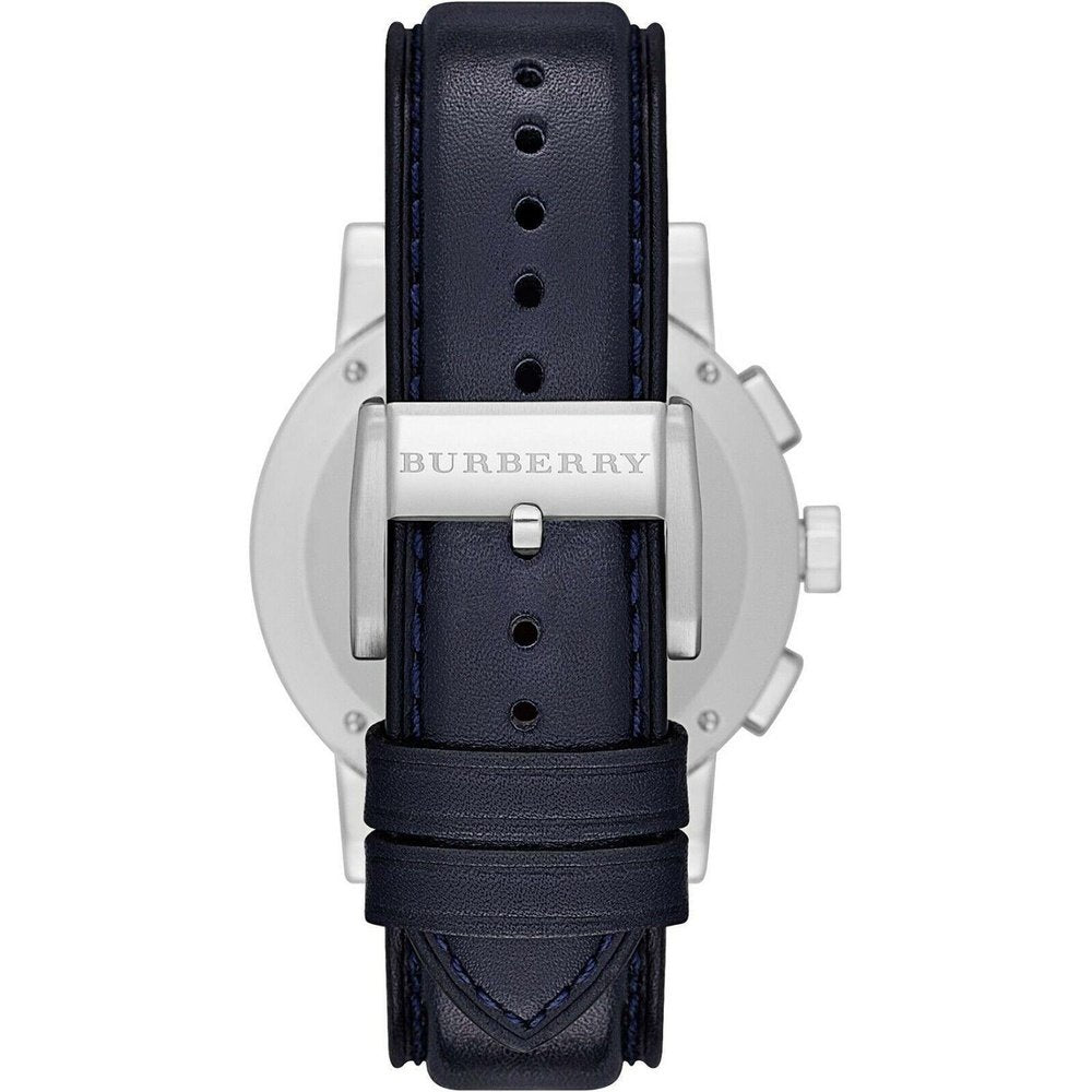 Burberry The City BU9383 Blue Dial and Bezel Stainless Steel Men's Watch - WATCH & WATCH