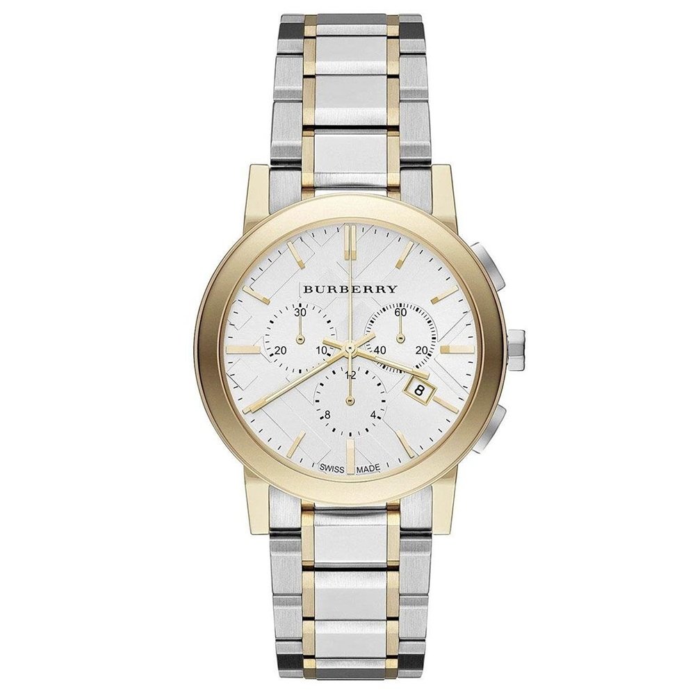 Burberry The City Two - Tone Chronograph Unisex Watch BU9751 - WATCH & WATCH