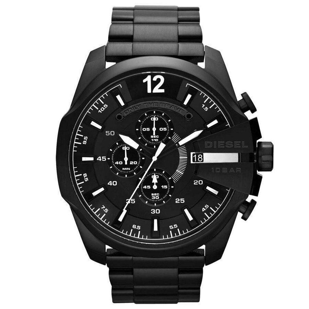 Diesel DZ4283 Mega Chief Chronograph Black Dial Men's Watch - WATCH & WATCH