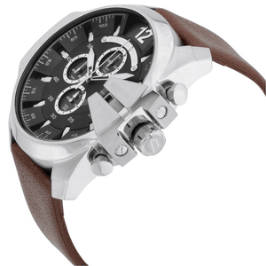 Diesel DZ4290 Mega Chief Grey Dial Chronograph Men's Watch - WATCH & WATCH