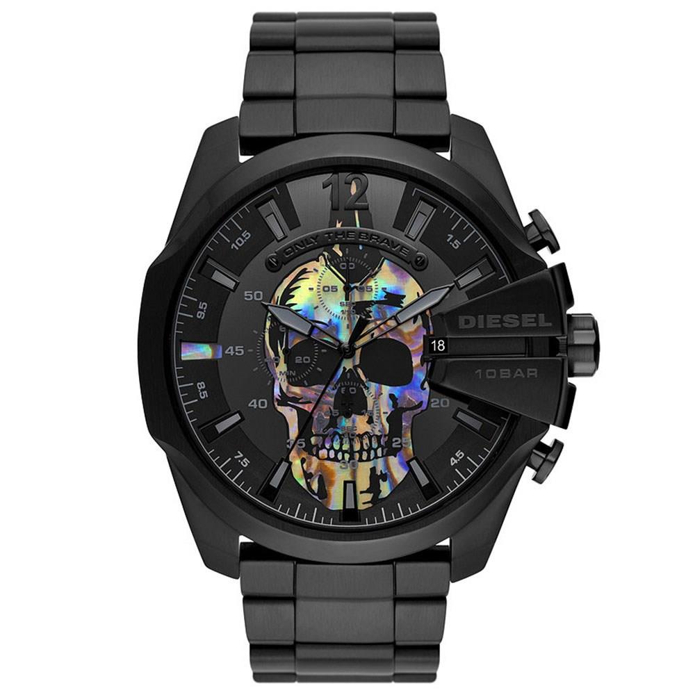 Diesel DZ4582 Mega Chief Analog Black Dial Men's Watch - WATCH & WATCH