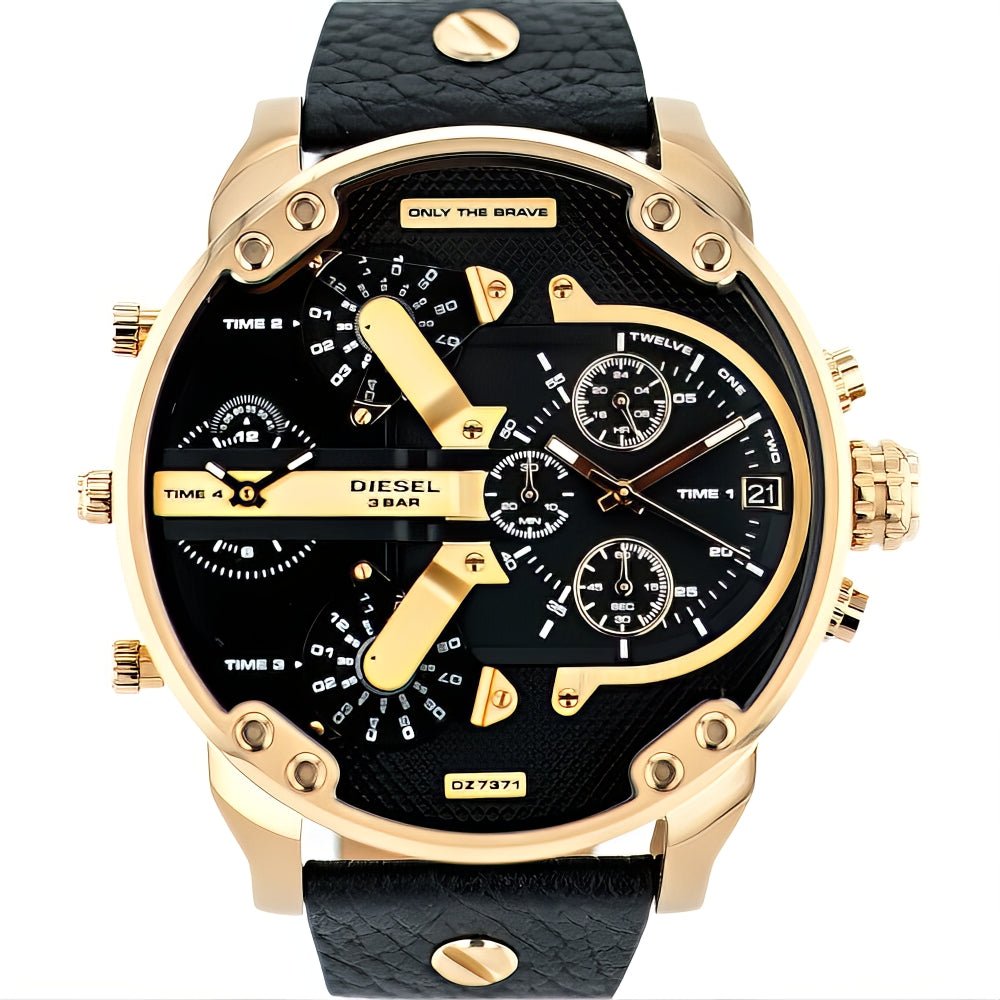 Diesel DZ7371 MR Daddy 2.0 Gold Case Men's Watch - WATCH & WATCH