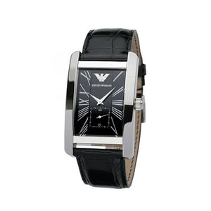 Emporio Armani AR0143 Classic Black Men's Watch - WATCH & WATCH