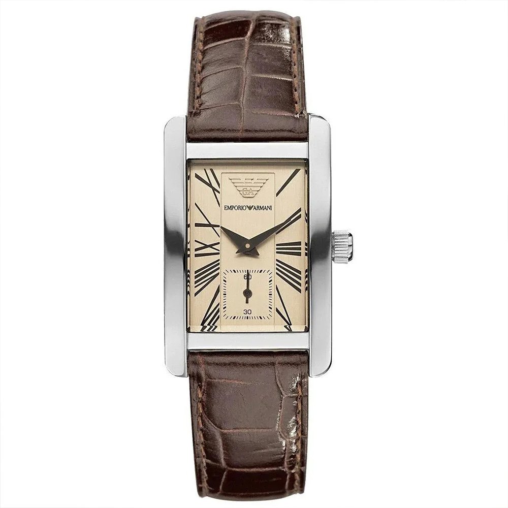 Emporio Armani AR0155 Classic Brown Ladies Watch - WATCH & WATCH