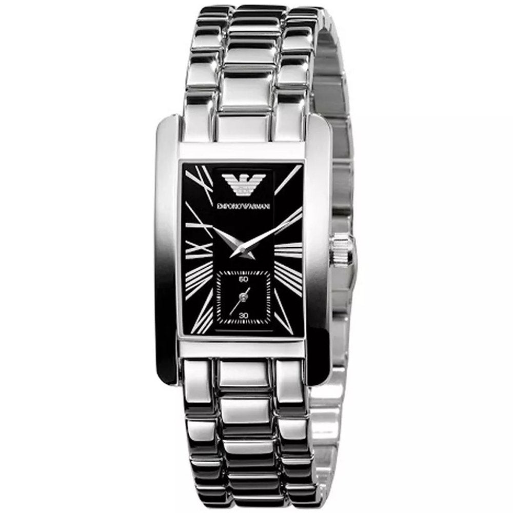 Emporio Armani AR0157 Black Dial Ladies Classic Watch - WATCH & WATCH