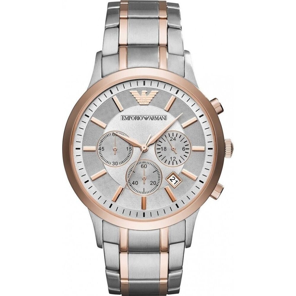 Emporio Armani AR11077 Men's Watch Renato Rose Gold - WATCH & WATCH