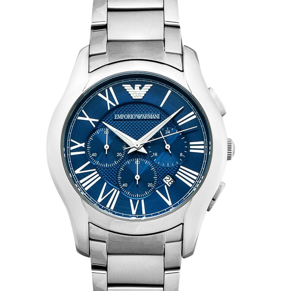 Emporio Armani AR11082 Blue Dial Chronograph Men's Watch - WATCH & WATCH