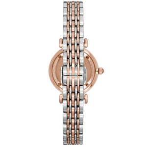 Emporio Armani AR11223 Pink Dial Two Tone Ladies Watch - WATCH & WATCH