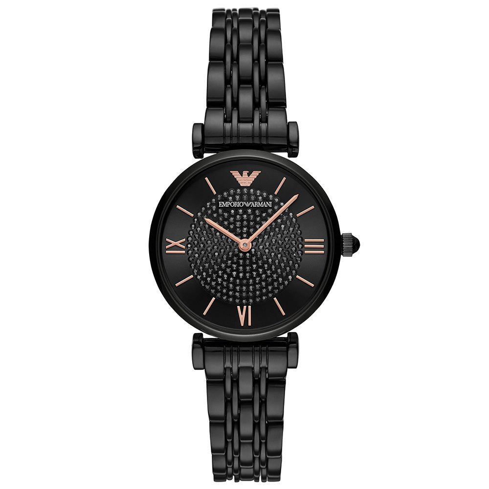 Emporio Armani AR11245 T - Bar Black Ladies Watch - WATCH & WATCH