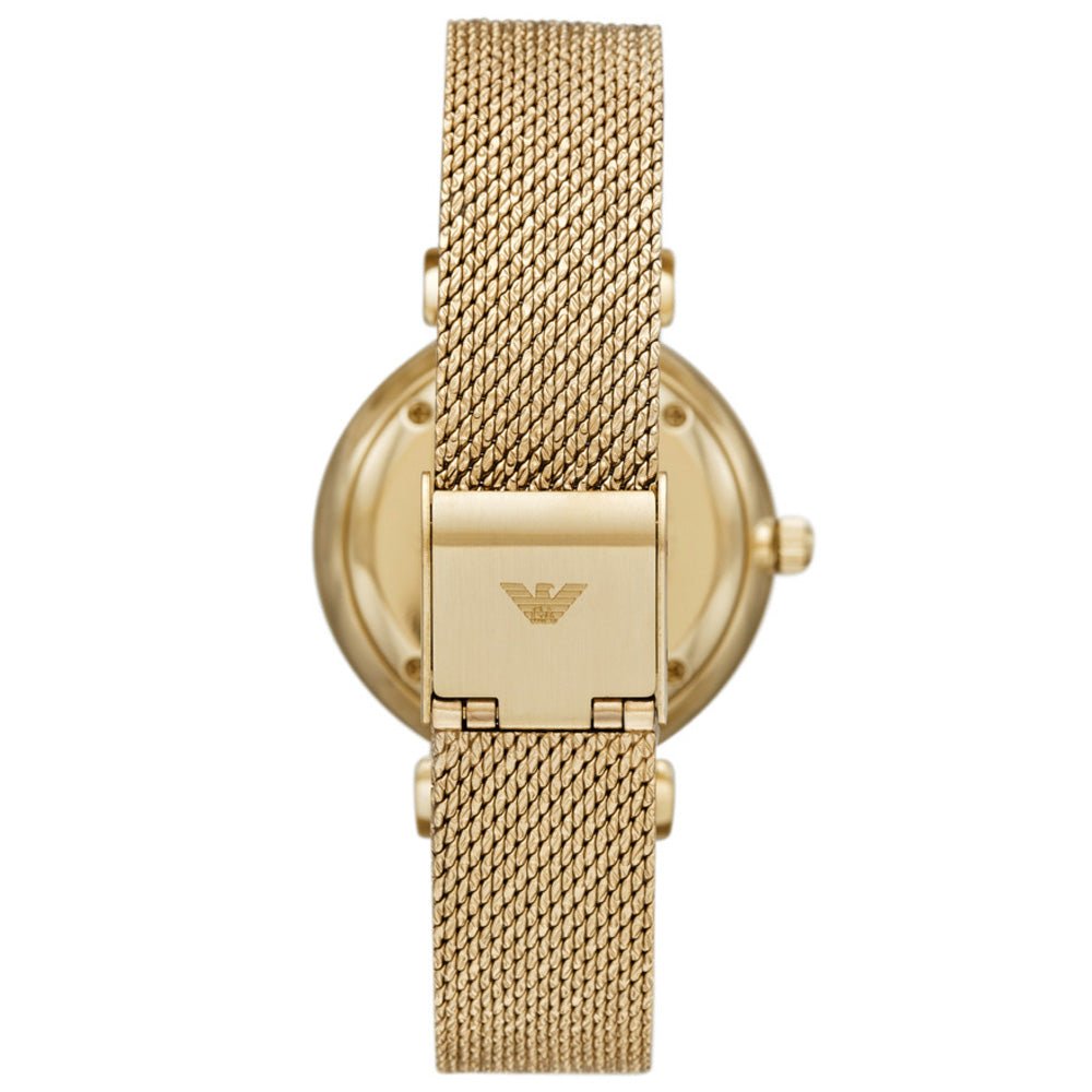 Emporio Armani AR11321 Gold Gianni T-Bar Ladies Watch - WATCH & WATCH