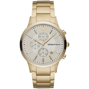 Emporio Armani AR11332 Chronograph Men's Watch Renato Gold - WATCH & WATCH