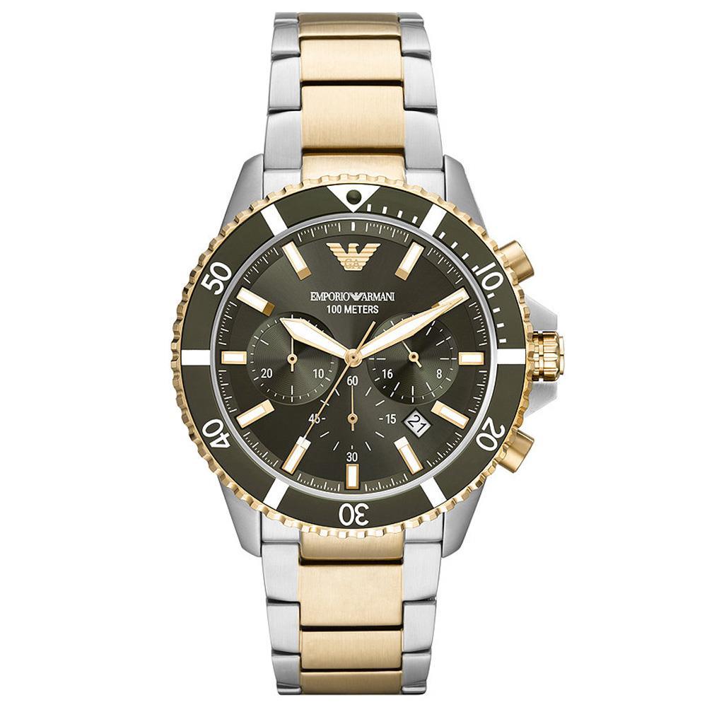 Emporio Armani AR11361 Diver Chronograph Men's Watch - WATCH & WATCH