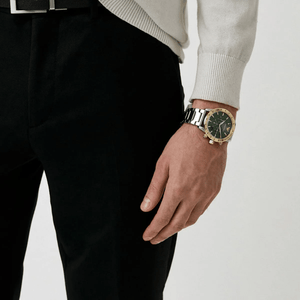 Emporio Armani AR11454 Chronograph Green Dial Men’s Watch - WATCH & WATCH