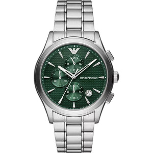 Emporio Armani AR11529 Chronograph Green Men’s Watch - WATCH & WATCH