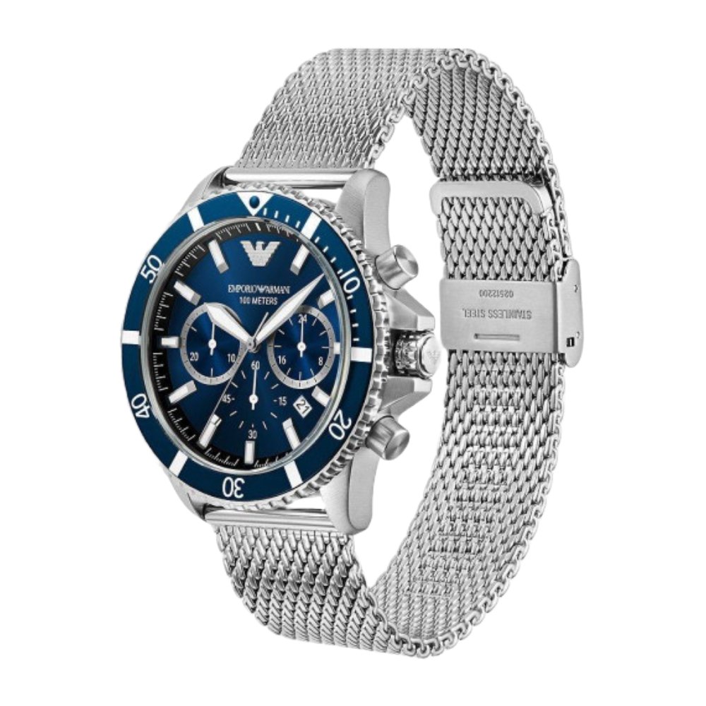 Emporio Armani AR11587 Diver Chronograph Men’s Watch - WATCH & WATCH