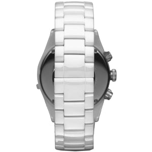 Emporio Armani AR1424 White Ceramica Men's Watch - WATCH & WATCH