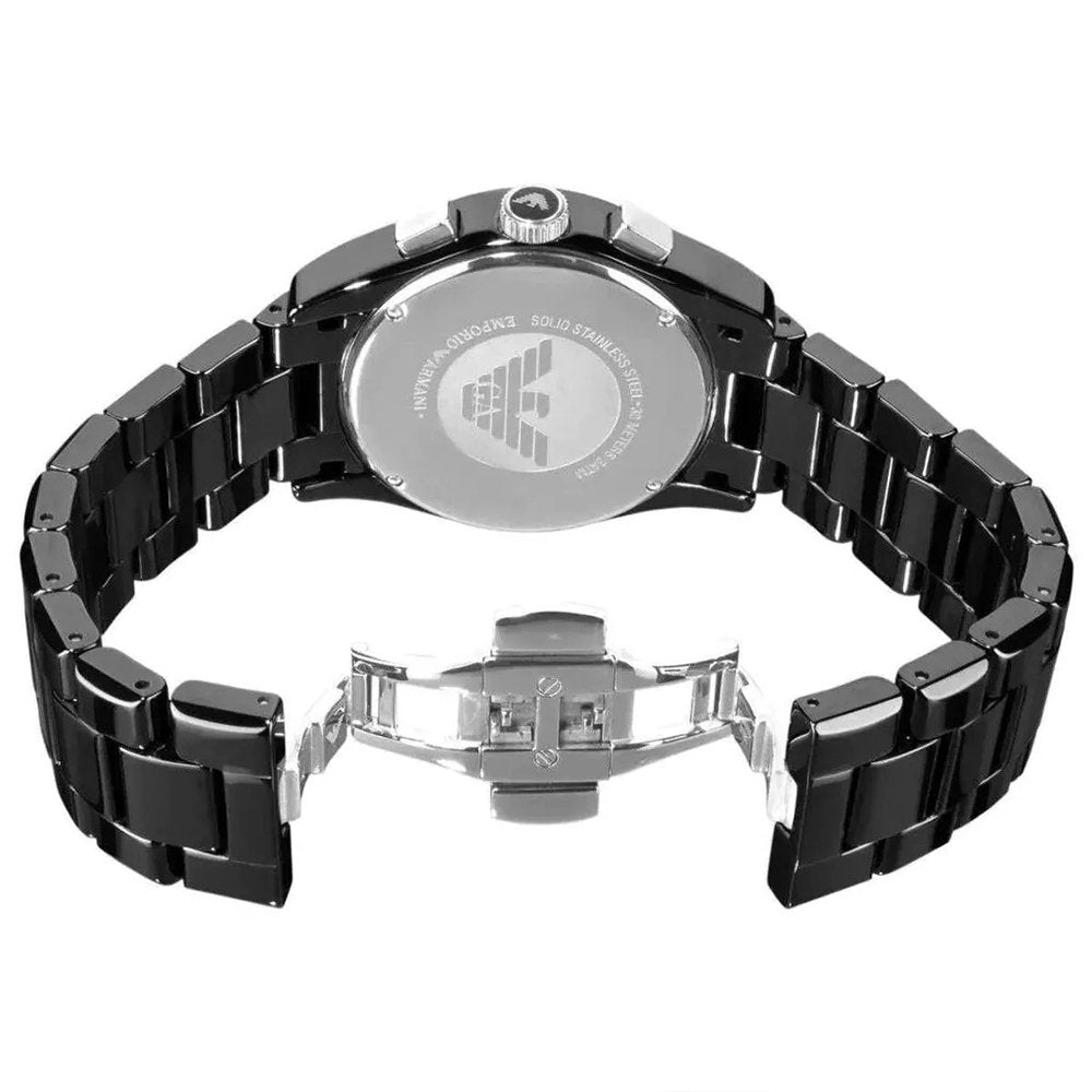 Emporio Armani AR1455 Ceramica Ladies Crystal Watch - WATCH
