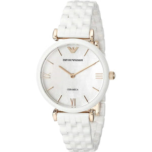 Emporio Armani AR1486 Ceramic Ladies Watch - WATCH & WATCH