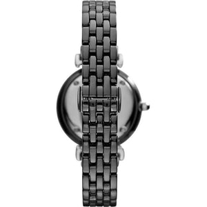 Emporio Armani AR1487 Black Ceramic Ladies Watch - WATCH & WATCH