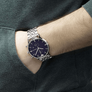 Emporio Armani AR1648 Blue Dial Chronograph Men's Watch - WATCH & WATCH
