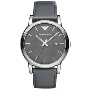 Emporio Armani AR1730 Classic Grey Stainless Steel Men's Watch - WATCH & WATCH