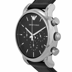 Emporio Armani AR1733 Classic Black Stainless Steel Men's Watch - WATCH & WATCH