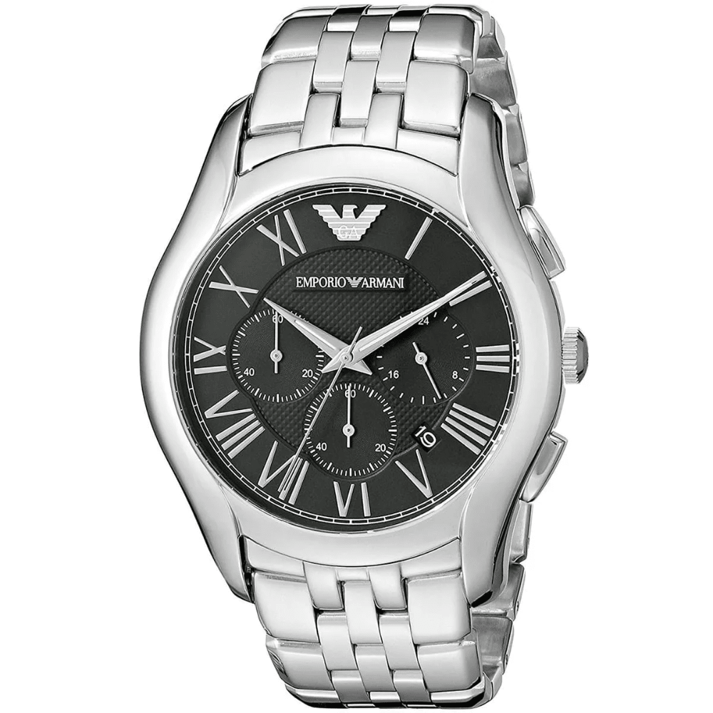 Emporio Armani AR1786 Black Dial Chronograph Men's Watch - WATCH & WATCH