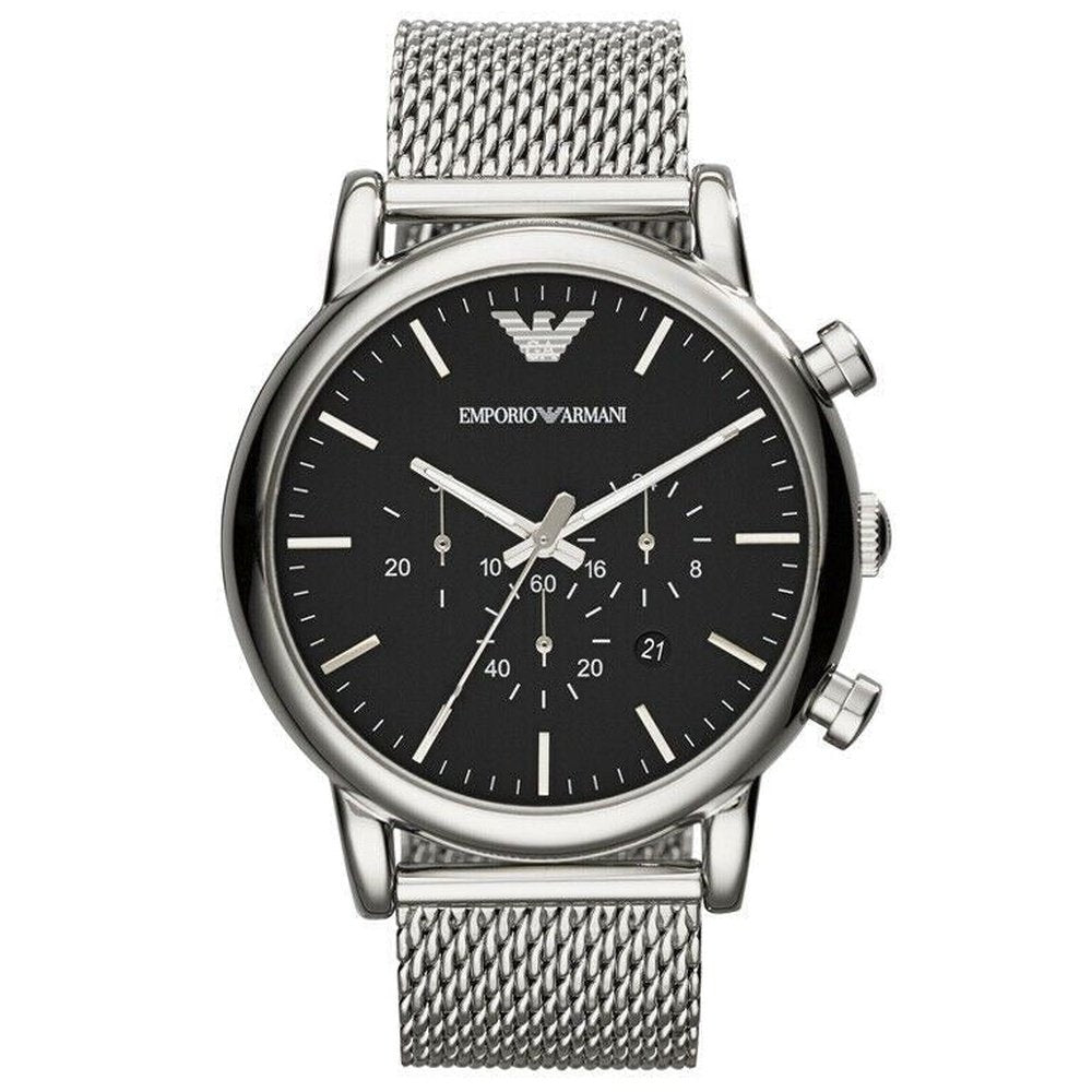AR1808 46mm Classic Chronograph Dial Watch