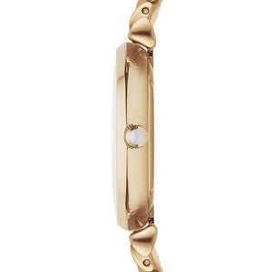 Emporio Armani AR1907 Motherof Pearl Dial Gold - Tone Stainless Steel Ladies Watch - WATCH & WATCH