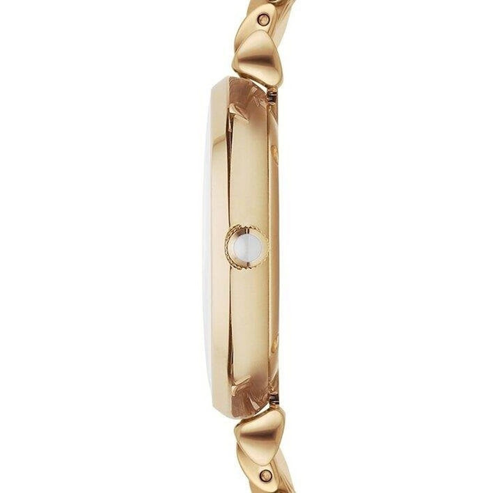 Emporio Armani AR1907 Motherof Pearl Dial Gold-Tone Stainless Steel Ladies Watch - WATCH & WATCH