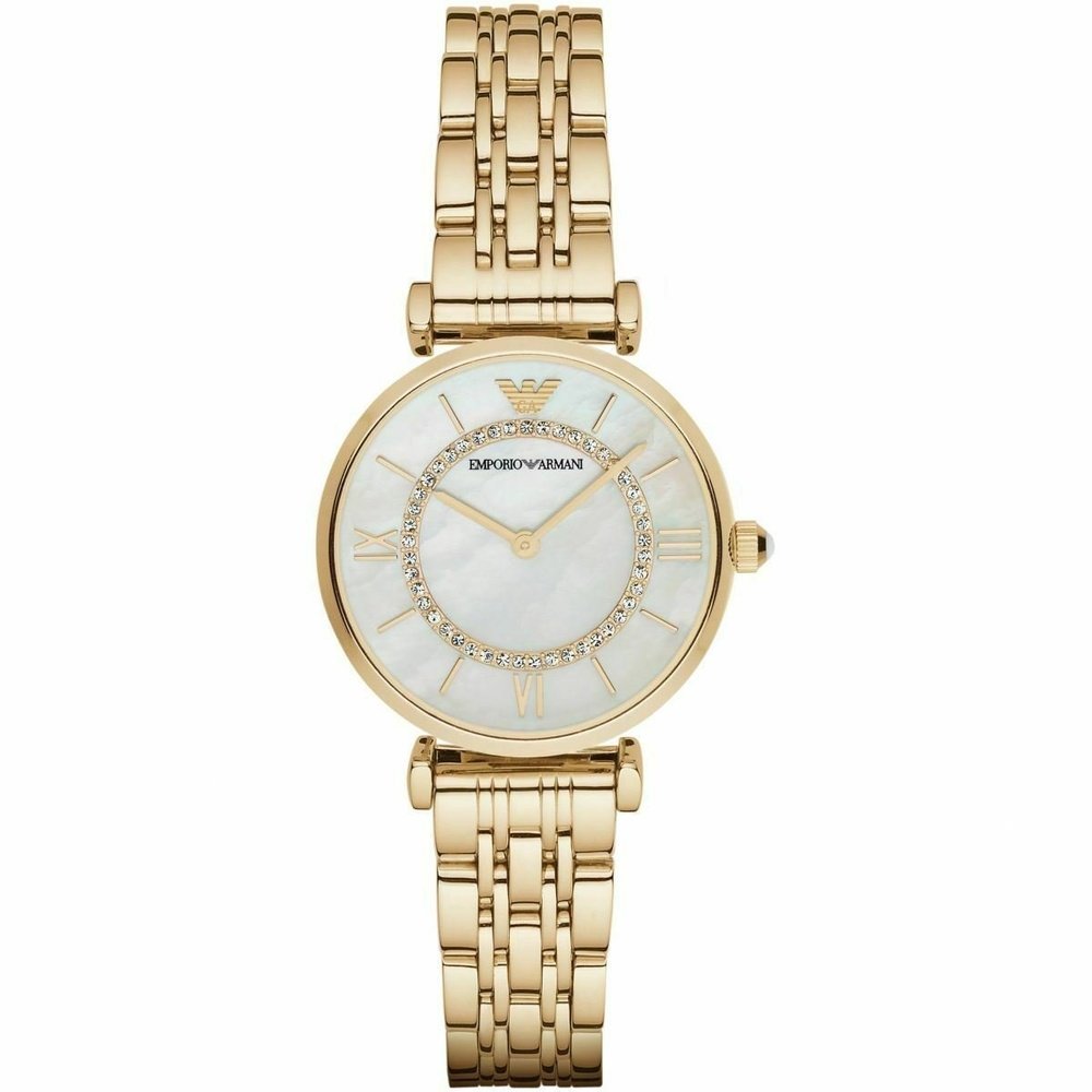 AR1907 Mother Pearl Dial Tone Stainless Steel Watch