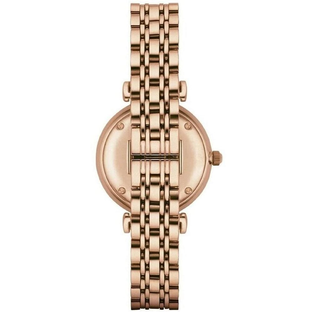 Emporio Armani AR1909 Ladies Watch T - Bar Gianni Rose Gold - WATCH & WATCH