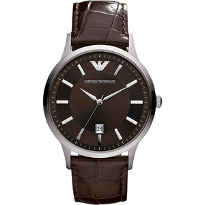 Emporio Armani AR2413 Renato Brown Men's Watch - WATCH & WATCH