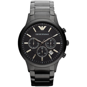 Emporio Armani AR2453 Men's Renato Watch Black - WATCH & WATCH