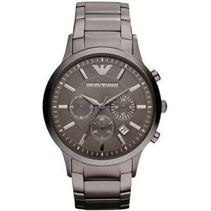 Emporio Armani AR2454 Men's Renato Watch Grey - WATCH & WATCH