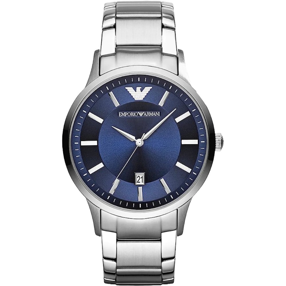 Emporio Armani AR2477 Classic Blue dial Men's Watch - WATCH & WATCH