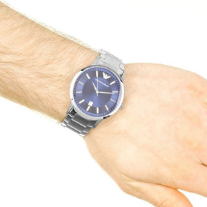 Emporio Armani AR2477 Classic Blue dial Men's Watch - WATCH & WATCH