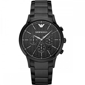 Emporio Armani AR2485 Men's Black Metal Watch - WATCH & WATCH